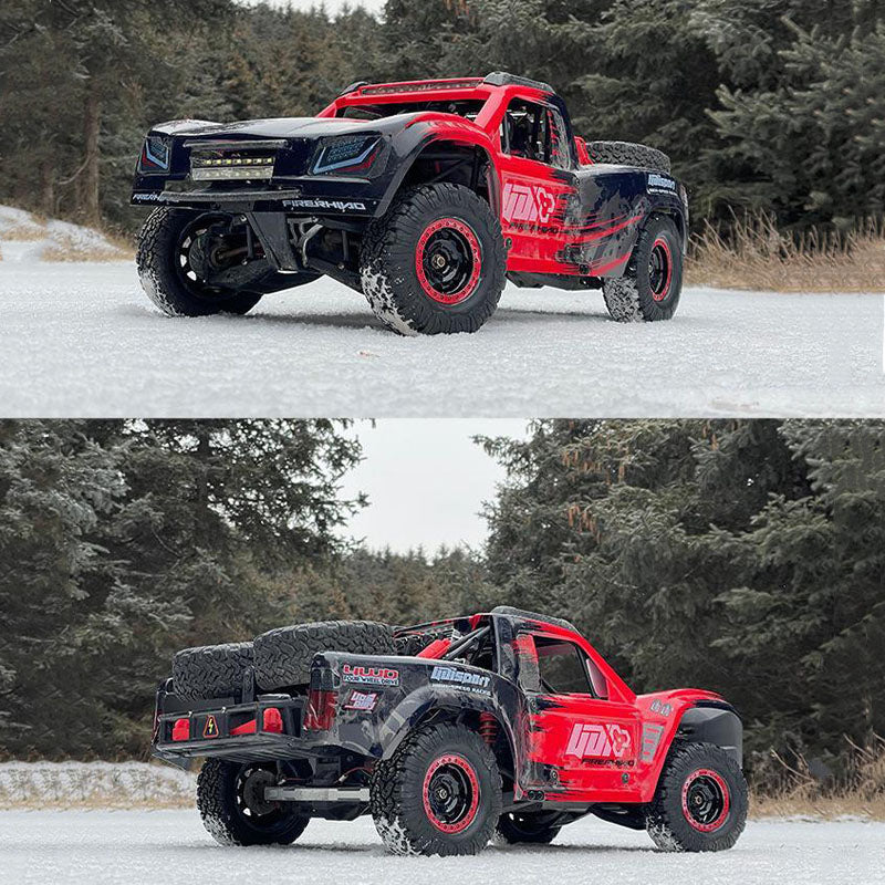 UDIRC 1002SE 1002 4WD RC Car 1/10 2.4G 60km/h Brushless Short Course Truck LED Light Gyro All Terrain Desert Off Road Truck