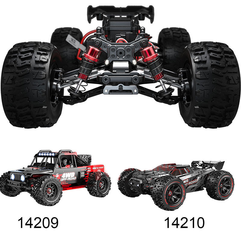 MJX Hyper Go 14209 14210 V2.0 1/14 Waterproof High-Speed Brushless RC Car 4WD Off-Road Racing Electric Truck Metal Chassis