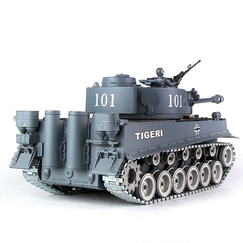 RC Tank German Tiger ZY 812 PRO 1:18 RC Car Metal Track Metal Road Wheels Electric Battle RC Tank Toy