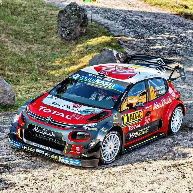 TRACTION HOBBY KM WRC Citroen C3 1/7 RC Car 4WD Drift Rally Racing Brushless 2.4GHz Off-road Model RTR