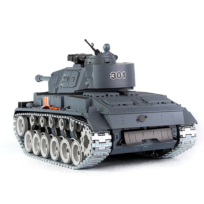 RC Tank Germany lll ZY 827 PRO 1:18 RC Car Metal Track Metal Road Wheels Electric Battle RC Tank Toy