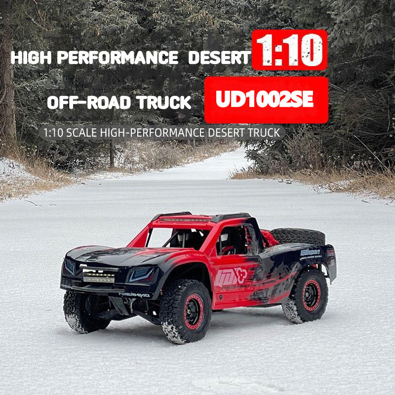 UDIRC 1002SE 1002 4WD RC Car 1/10 2.4G 60km/h Brushless Short Course Truck LED Light Gyro All Terrain Desert Off Road Truck