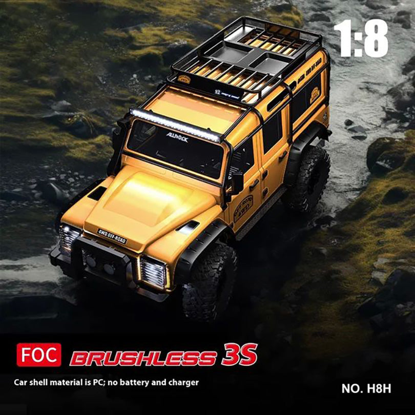 MJX H8H V2 1/8 4WD RC Car Brushless Simulation High-speed Off-road Differential Lock High And Low Range Remote Control Car Toy