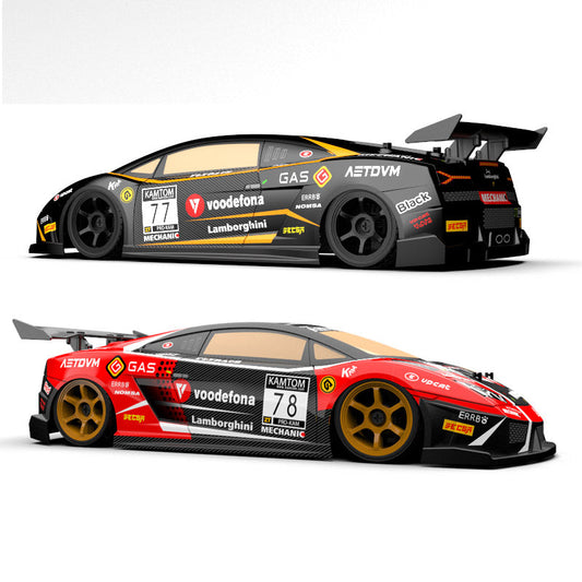 KAMTOM KM18193 RC Drift Car 1:18 4WD Modelo de coche de deriva profesional a escala real Coche de carreras de alta velocidad con luz