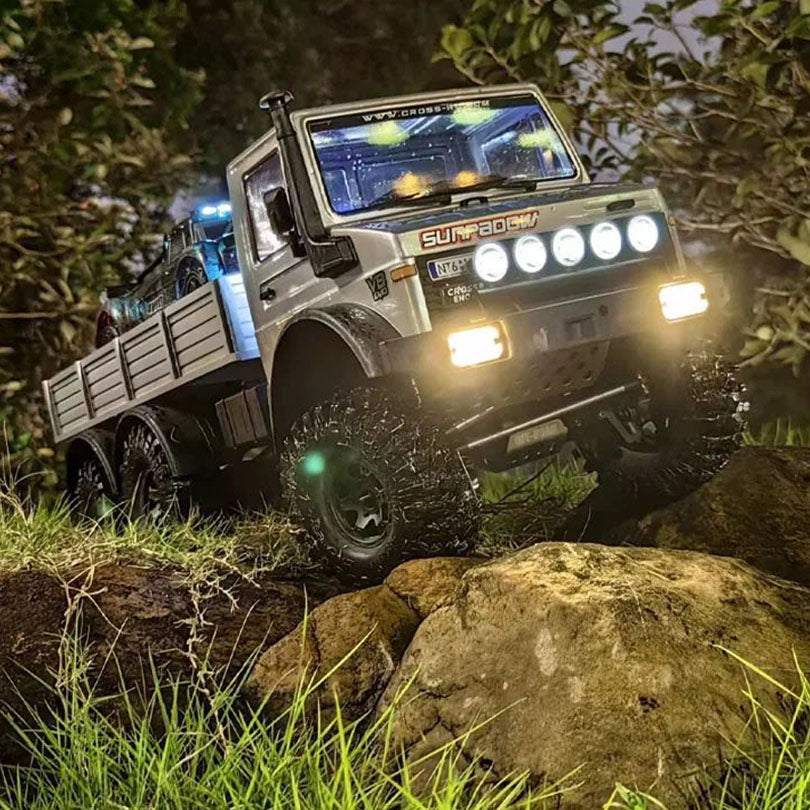 CROSSRC EMO NT6 Simulation Unimog 6WD 6x6 1/10 RC Car Off-Road Crawler Vehicle RTR