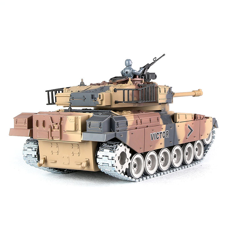 RC Tank US M60W ZY 824 PRO 1:18 RC Car Metal Track Metal Road Wheels Electric Battle RC Tank Toy