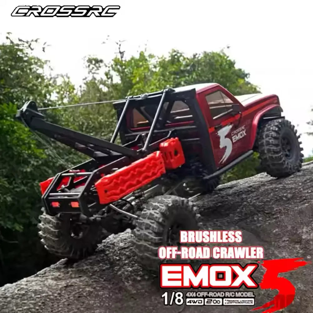 CROSSRC EMO X5 4WD RC Car 1/8 Road Rescue Vehicle Climbing Crawler Off Road Vehicle RTR