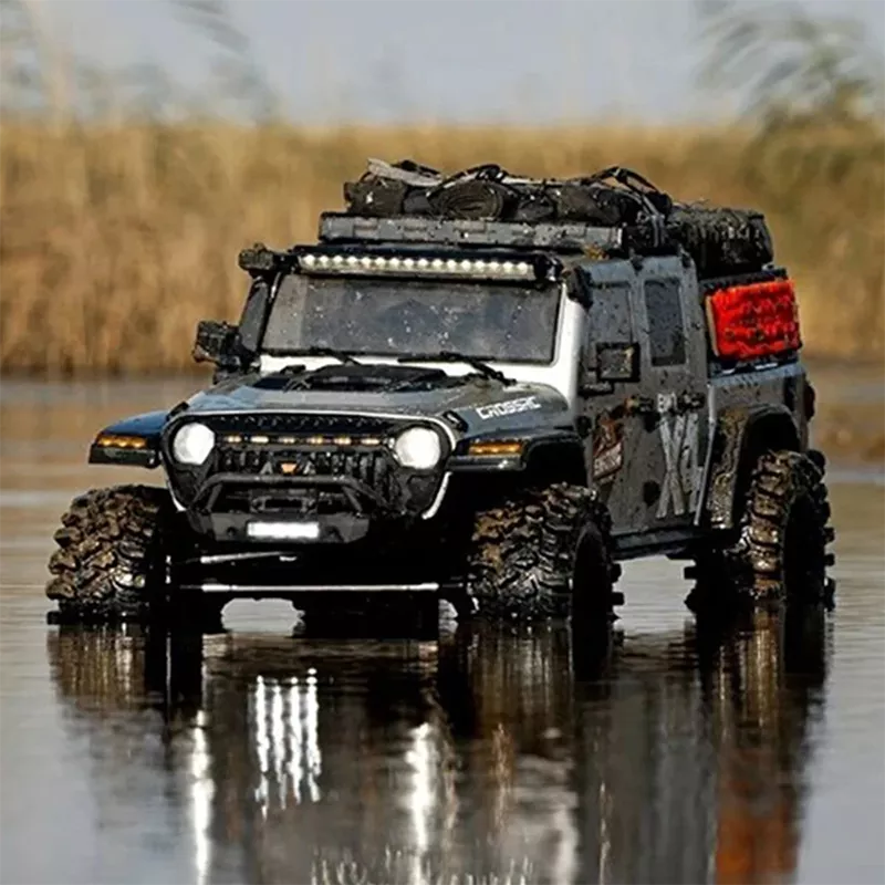 CROSSRC EMO X4 Big Leopard RC Car 4WD RTR 1:8 Climbing Crawler Off Road Rescue Vehicle