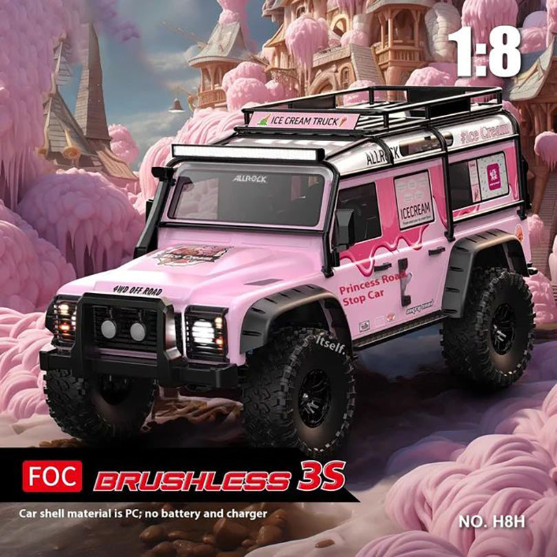 MJX H8H V2 1/8 4WD RC Car Brushless Simulation High-speed Off-road Differential Lock High And Low Range Remote Control Car Toy