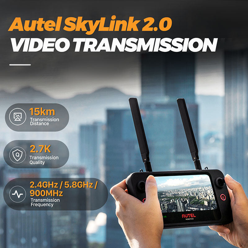 Autel Robotics EVO II Dual 640T V3 Rugged Bundle 640x512 Infrared Thermal Imaging Camera 0.8" CMOS 8K Camera Professional Quadcopter