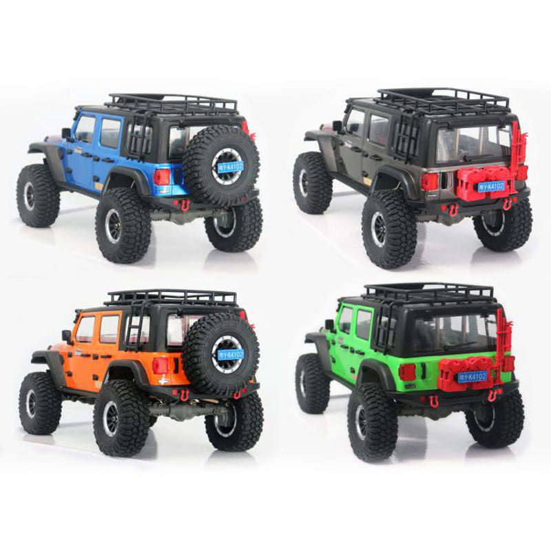 YIKONG YK4102 PRO 4WD RC Car 1/10 Off-road Rock Crawler with High/low Differential Lock Original LED Lights