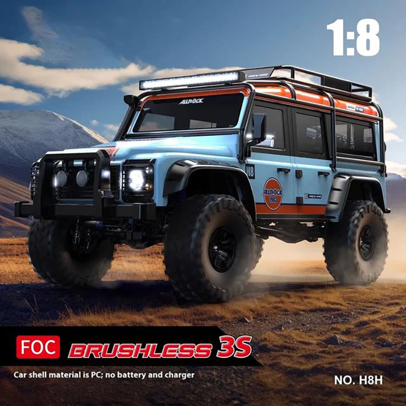 MJX H8H V2 1/8 4WD RC Car Brushless Simulation High-speed Off-road Differential Lock High And Low Range Remote Control Car Toy