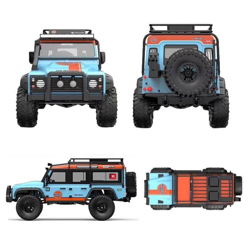 MJX H8H V2 1/8 4WD RC Car Brushless Simulation High-speed Off-road Differential Lock High And Low Range Remote Control Car Toy