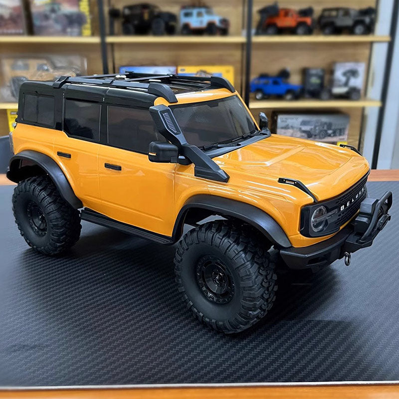 HB R1001 BRONCO 1:10 - Coche teledirigido todoterreno 4x4 con luz LED, escala 1:10