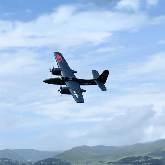 FMS 1700 مم F7F Tigercat Blue PNP