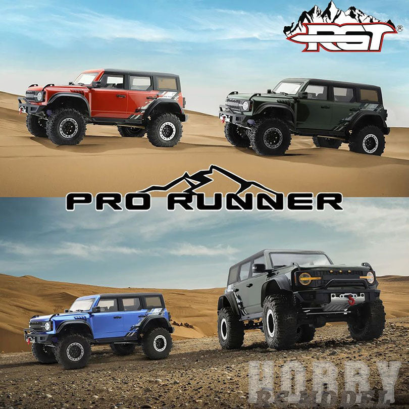 RGT EX86130 PRO Runner 4X4 RTR 1/10 RC Car Simulation Off-Road Climbing Vehicle 2-Speed Electric Car Toy
