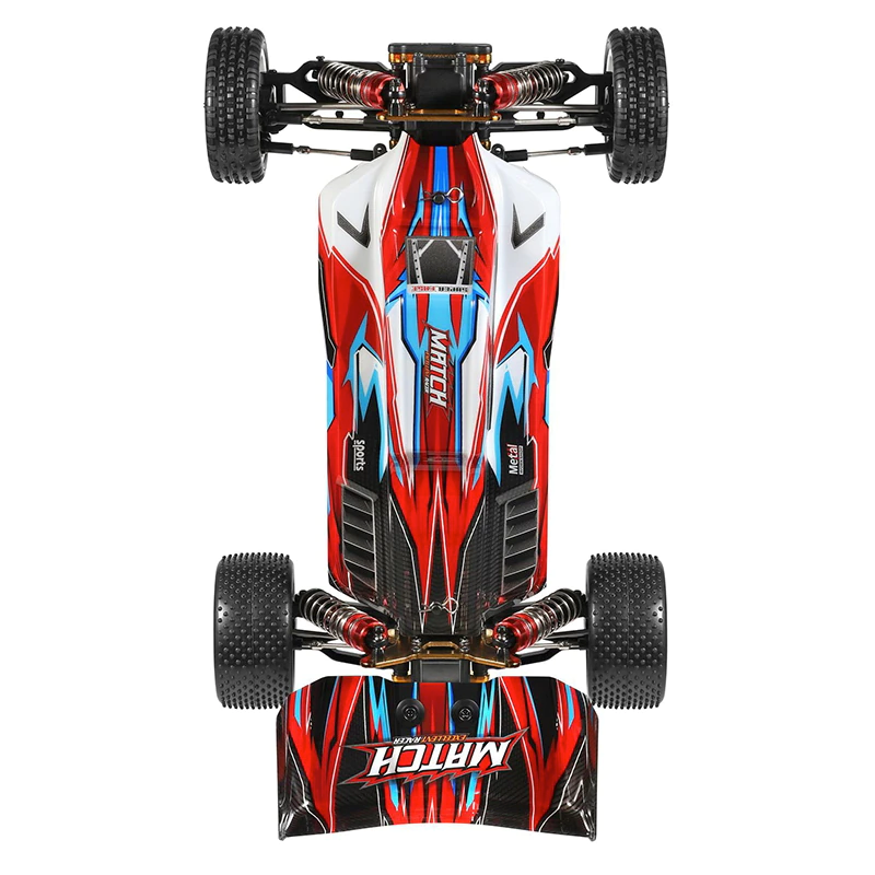 WLtoys 104001 RC Car 45KM/H 4WD Off-Road 2.4G 1:10 Metal Chassis Alloy RC Car Toys