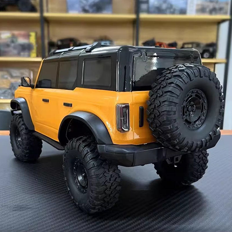 HB R1001 BRONCO 1:10 - Coche teledirigido todoterreno 4x4 con luz LED, escala 1:10