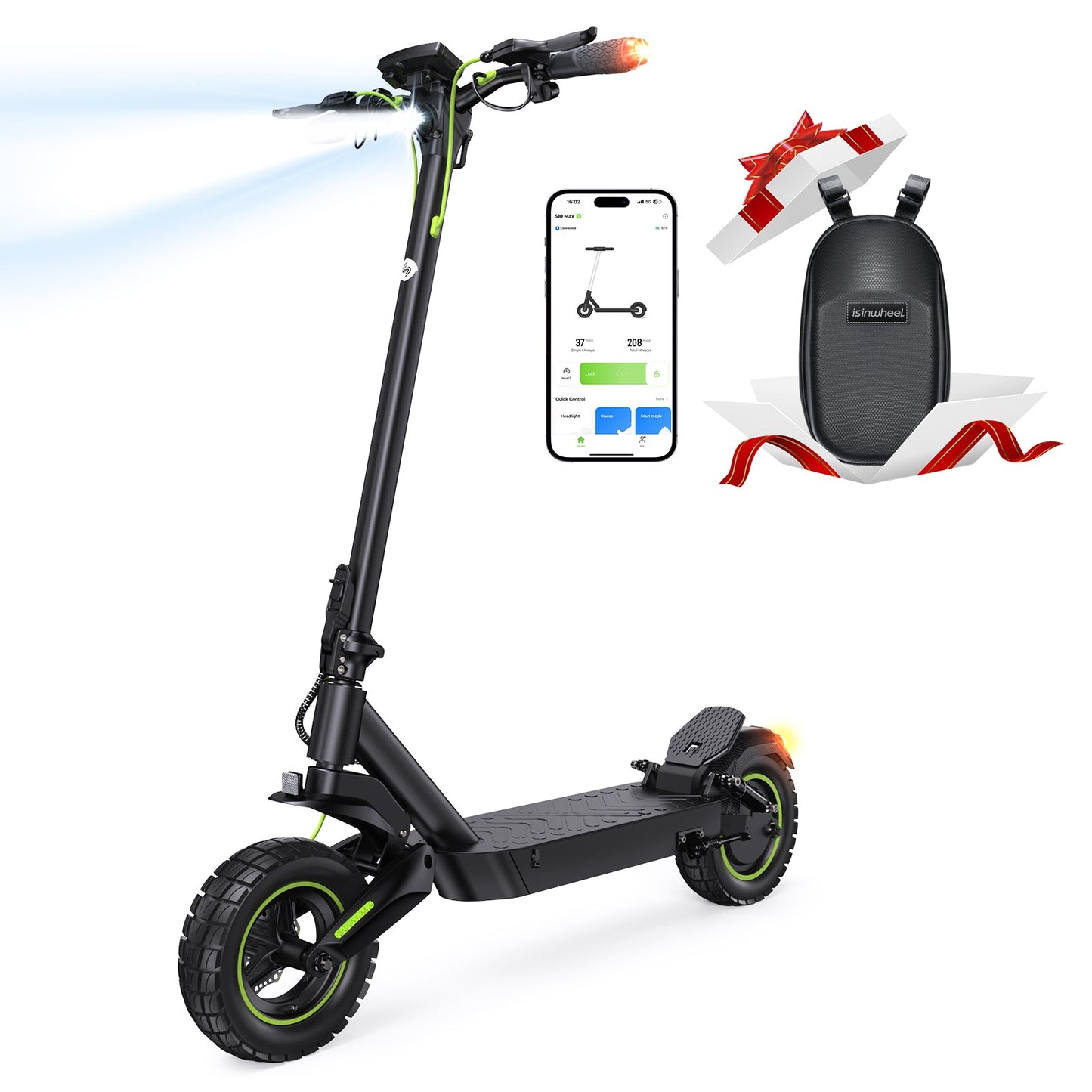 isinwheel S10Max High-End Commuting Electric Scooter 1000W