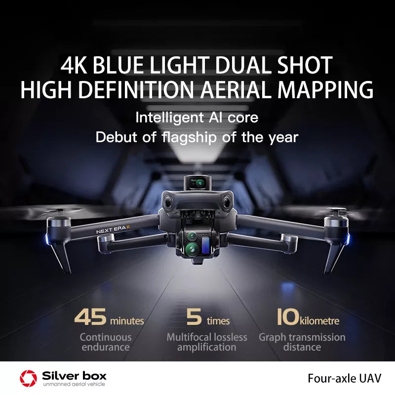 SMRC P7 MAX 3-Axis Gimbal 8K Drone Intelligent Obstacle Avoidance 5G GPS Large size Quadcopter with Screen Remote Control