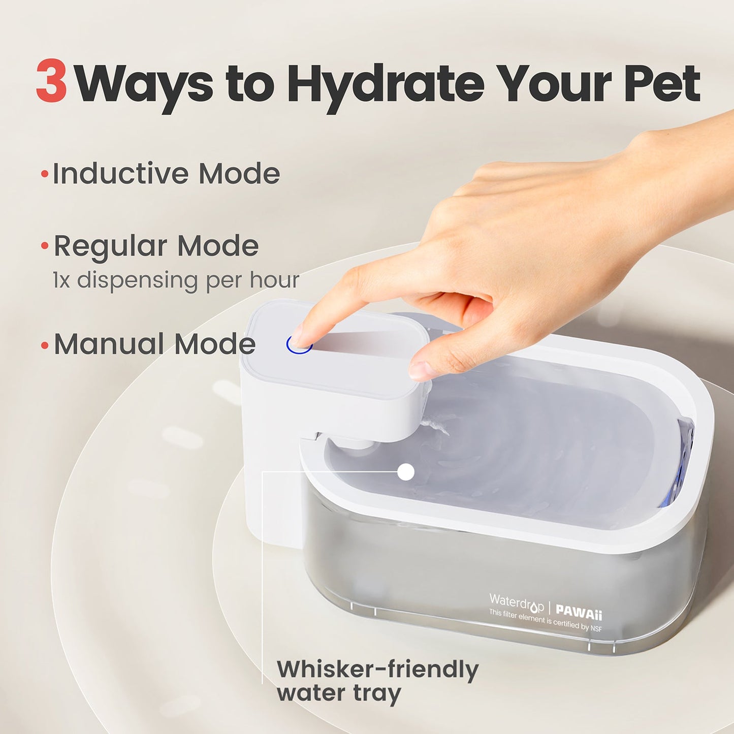 PAWAii Wireless Pet Water Fountain