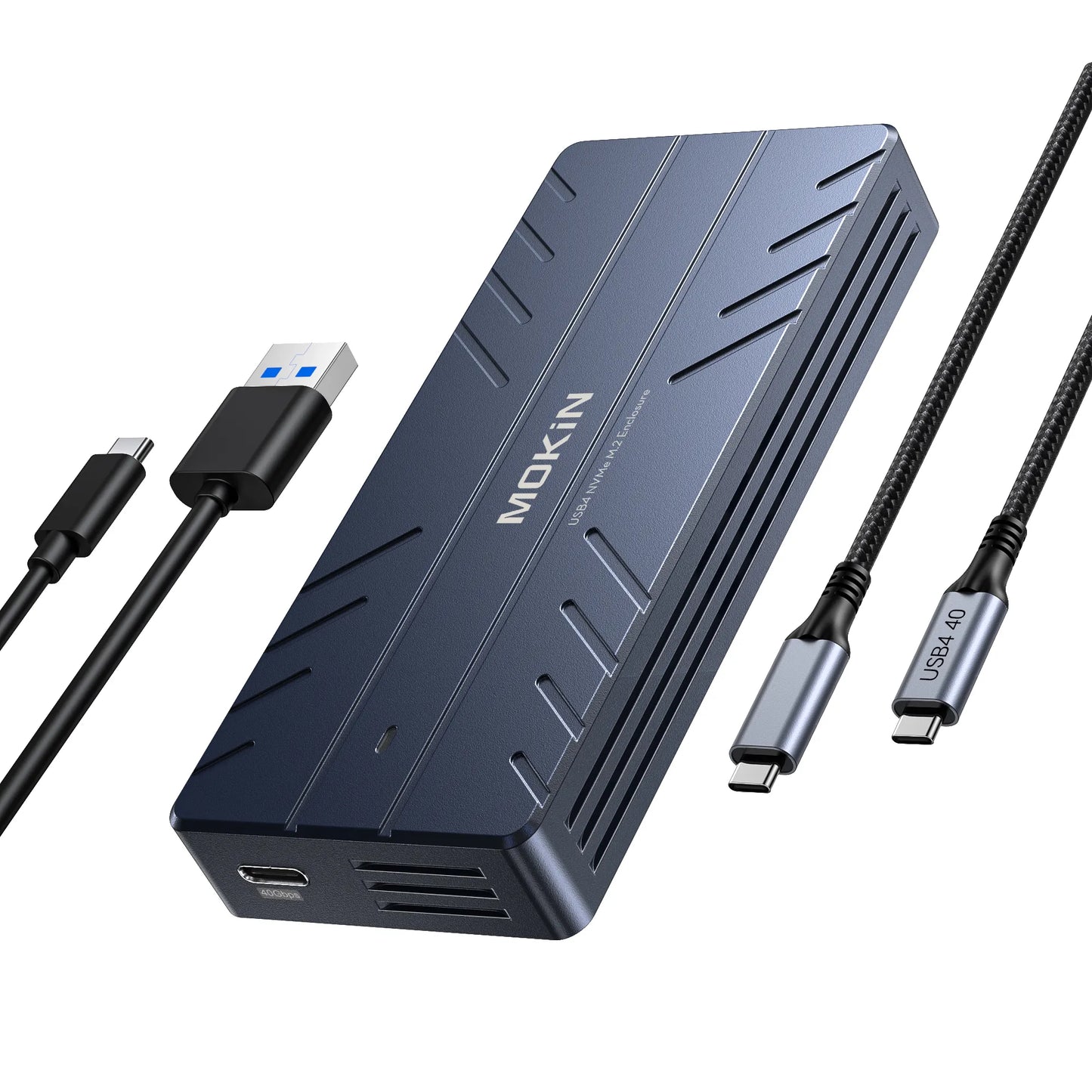 MOKiN 40Gbps M.2 NVMe Thunderbolt SSD Enclosure
