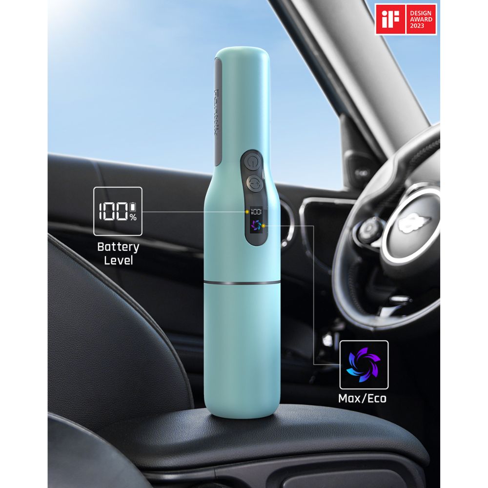 Fanttik Slim V7 Pocket Cordless Car Vacuum RobustClean® Light Blue