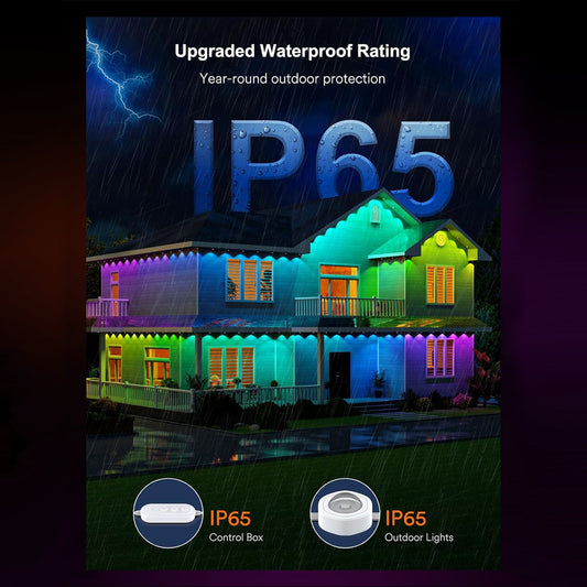 Lumary smart RGBAI Permanent Outdoor Lights(Model E)