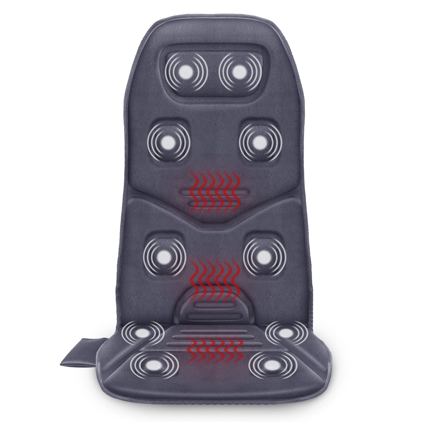 Comfier Vibration Back Massage Cushion with Heat, Massage Pad for Home or Office Chair CF-2206
