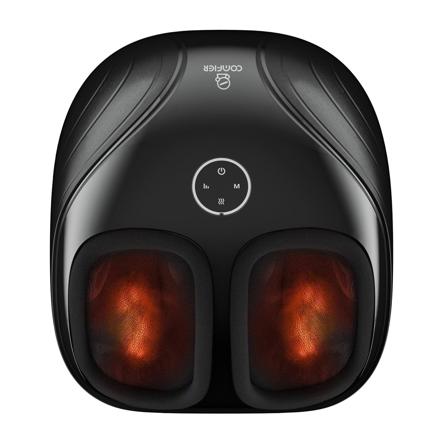 Comfier Foot Massager Machine with Heat, Shiatsu, Keading Rolling Compression Feet Massager CF-5003-EU