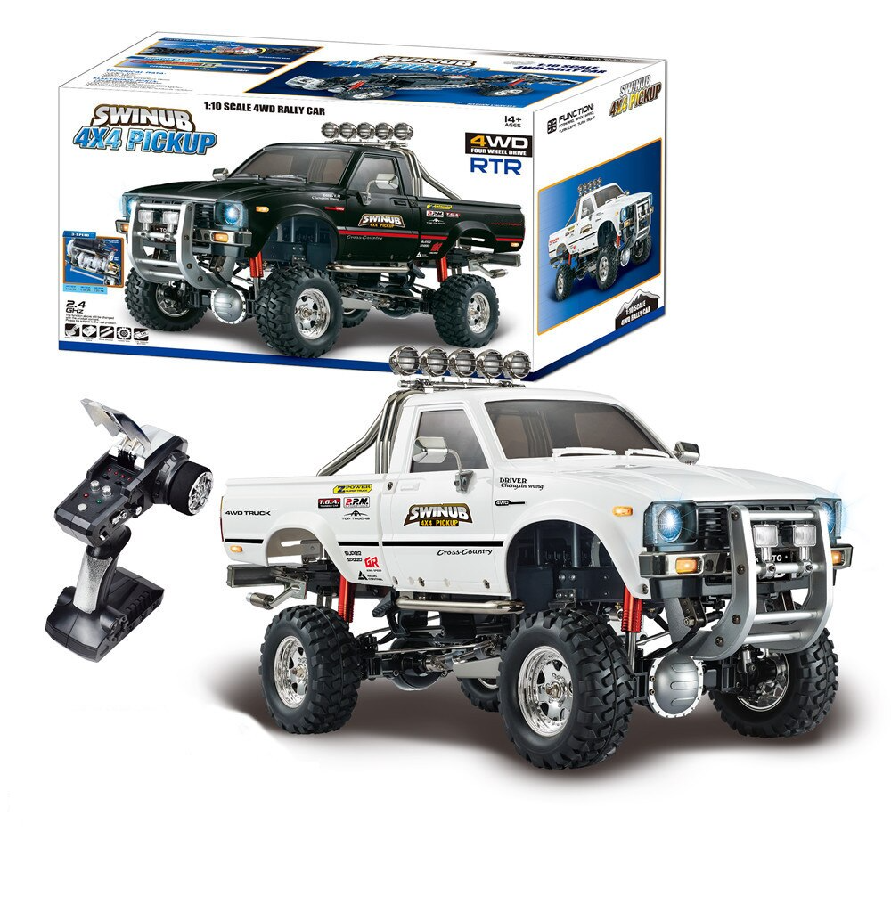 HG P409 4WD RC Car Pickup 1/10 2.4G Truck Climbing off-road Vehicle Toys Gifts
