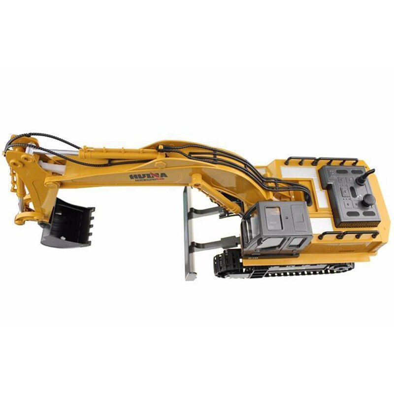 Huina 1510 RC Excavator Bulldozer 2.4G 1:16 11CH 680° Rotating Sound/Light Toy RC Car