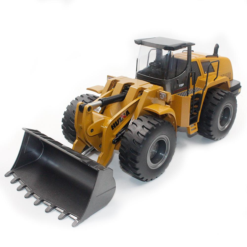 Huina 1583 Alloy Bulldozer Excavator 2.4G 10CH 1:14 Engineering Construction RC Car