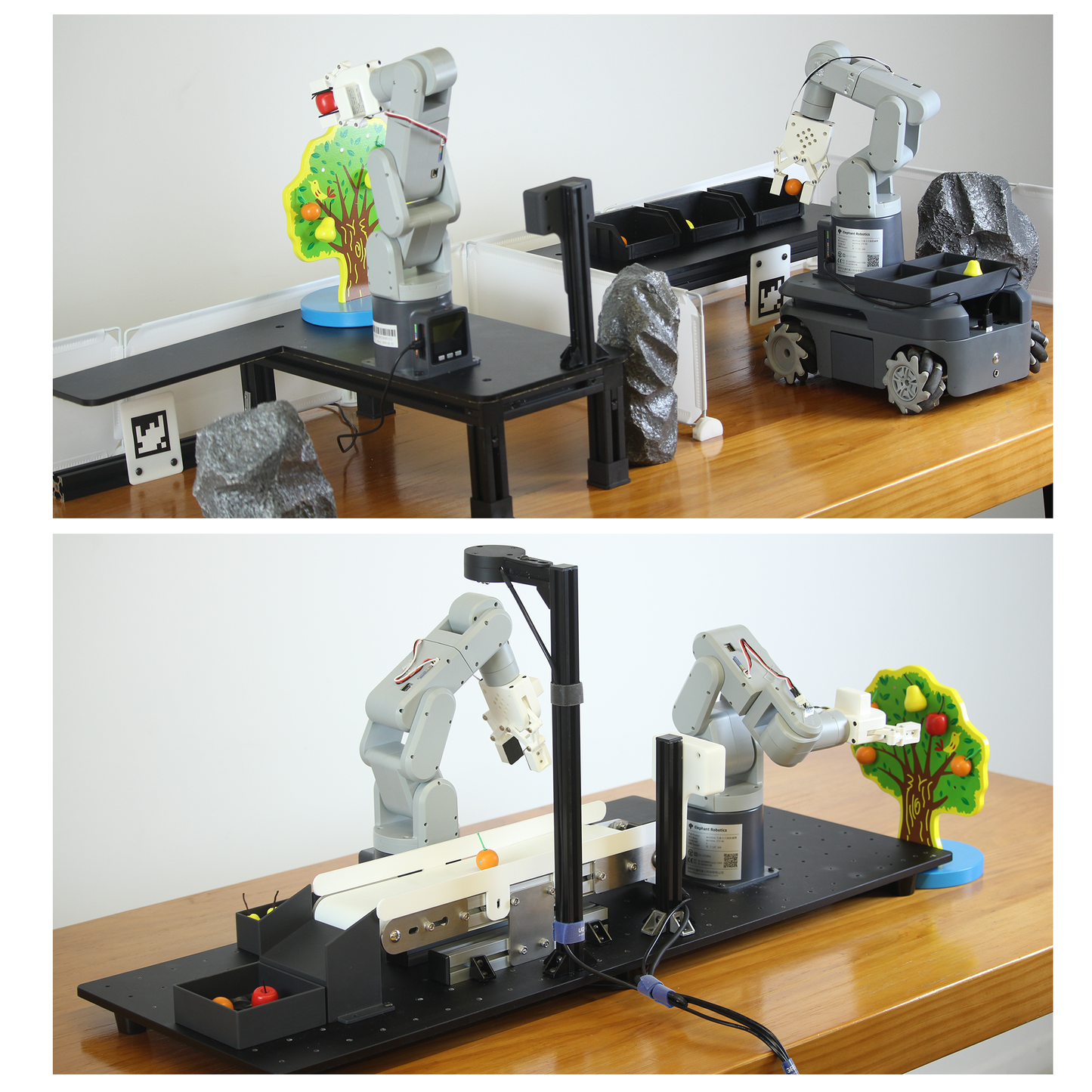 Robotics Education Solution:6-axis Robot & Compound Robot with 3D vision