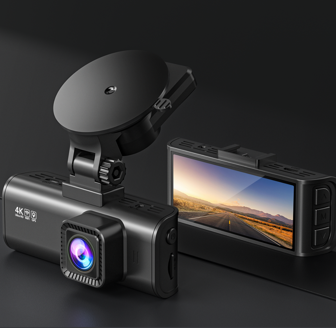 4K Front and Rear Dash Cam For Cars 5G WIFI Car Security Camera F7N Series