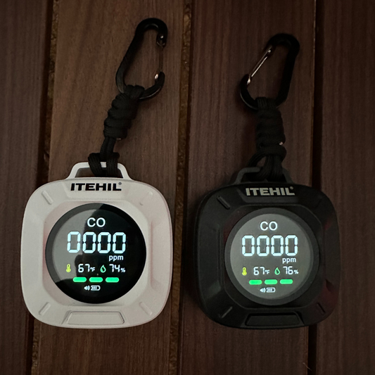 Detector de monóxido de carbono portátil 3 en 1 ITEHIL