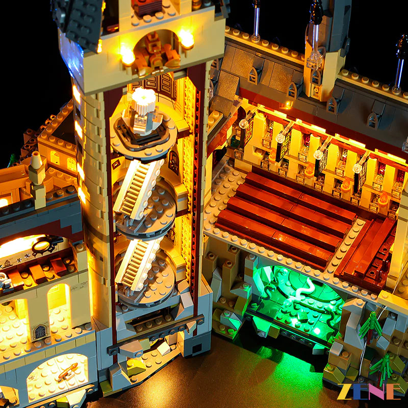 Light Kit for LEGO Hogwarts Castle #71043 (Bright Version)