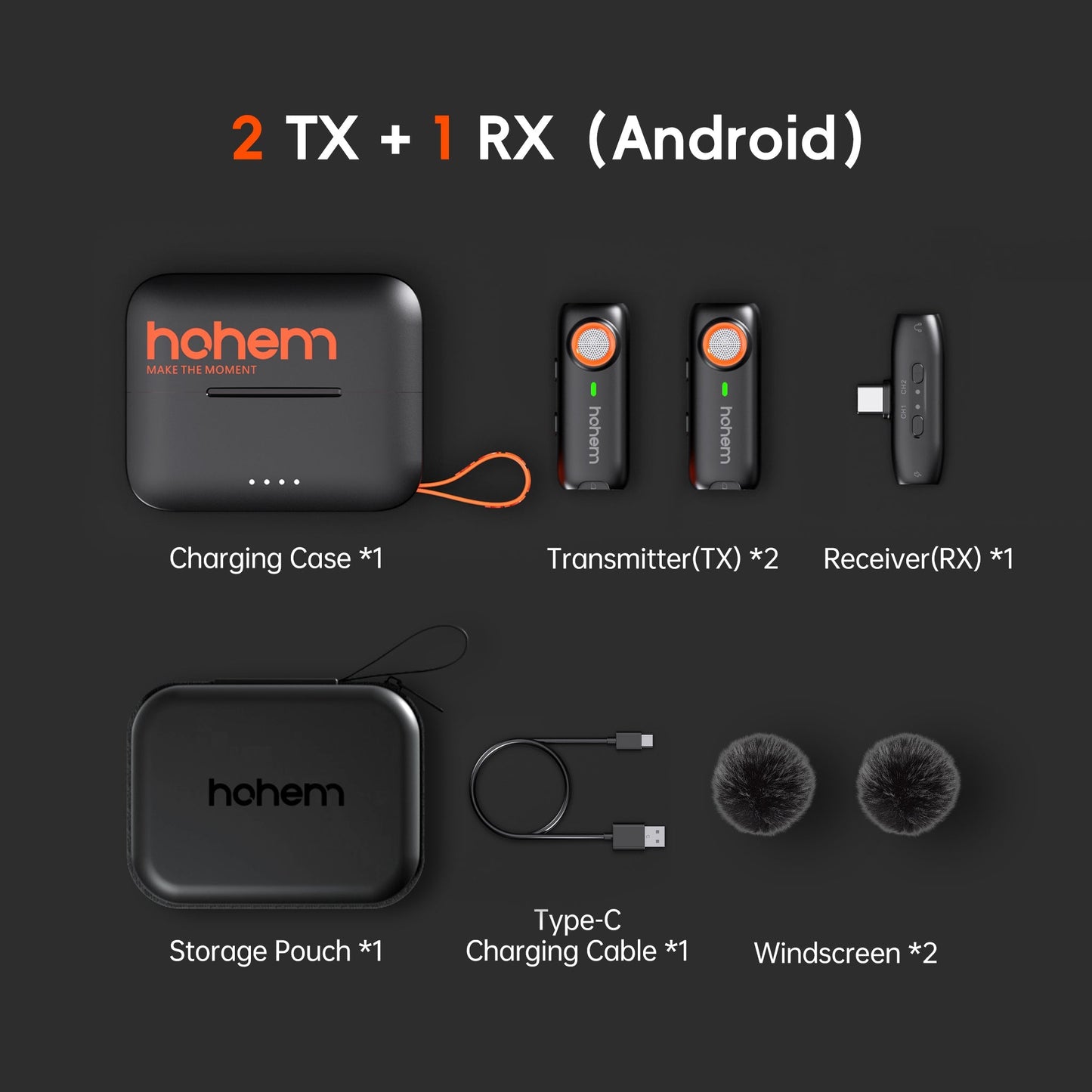 Hohem Lavalier Lapel Microphone