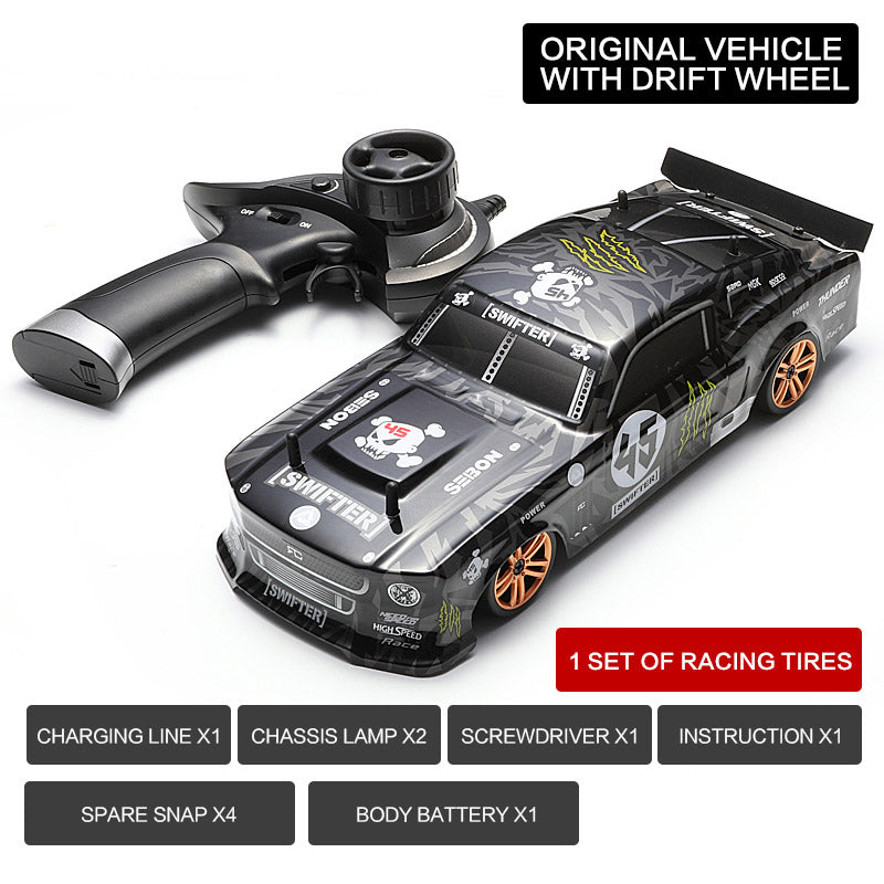 KAMTOM KM1801 RC Drift Car 1:18 4WD Full-Scale Professional Drift Model Car High Speed Racing Car With Light