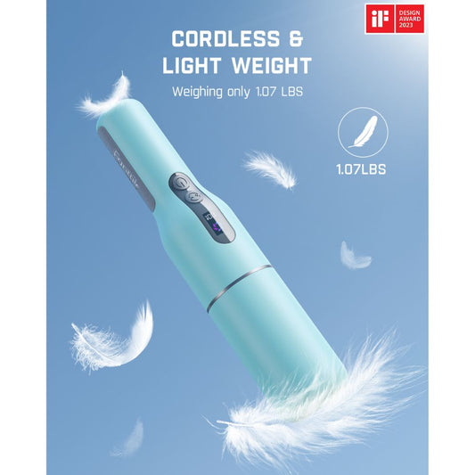 Fanttik Slim V7 Pocket Cordless Car Vacuum RobustClean® Light Blue