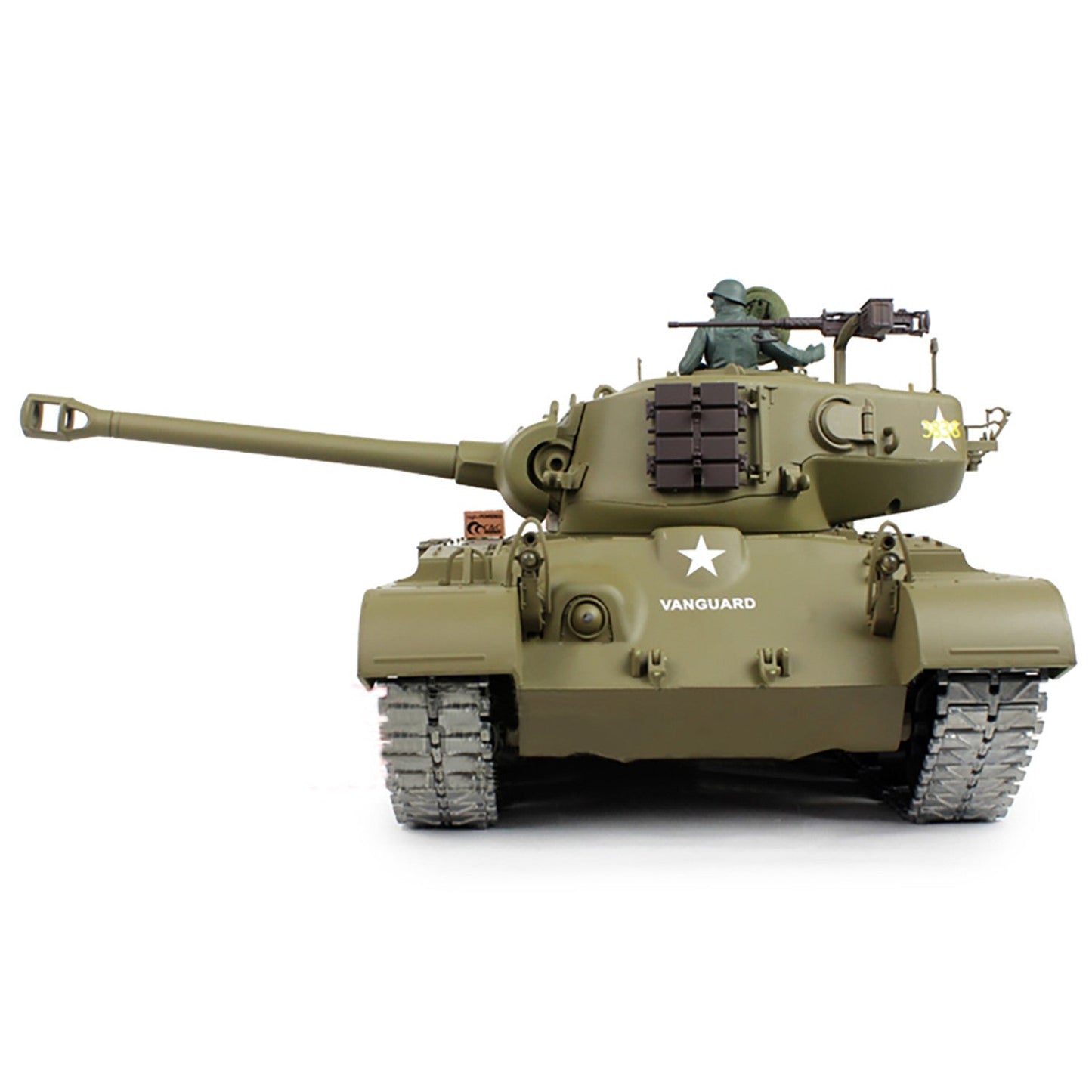 Heng Long 3838 M26 RC Tank Pershing US Army Snow Leopard Battle Tank 1/16 Upgrade Metal RC Tank toys