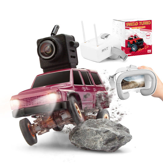 SNICLO SNT Y60 3005 1:64 RC Coche FPV Gafas Coche Desmontable Mangtic FPVBOX 4WD Coche Simulación Drift Escalada Camión Regalo para Niños