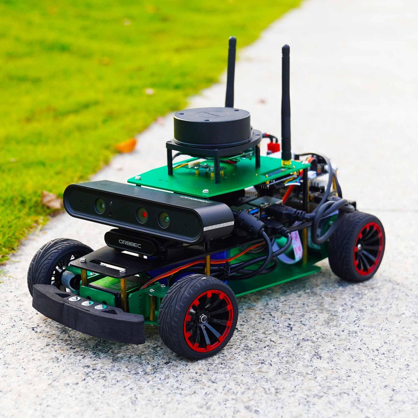 ROSMASTER R2 ROS STEM Education Python Programming Robot with Ackermann structure for Jetson NANO 4GB/Xavier NX/TX2 NX/RPi 4B