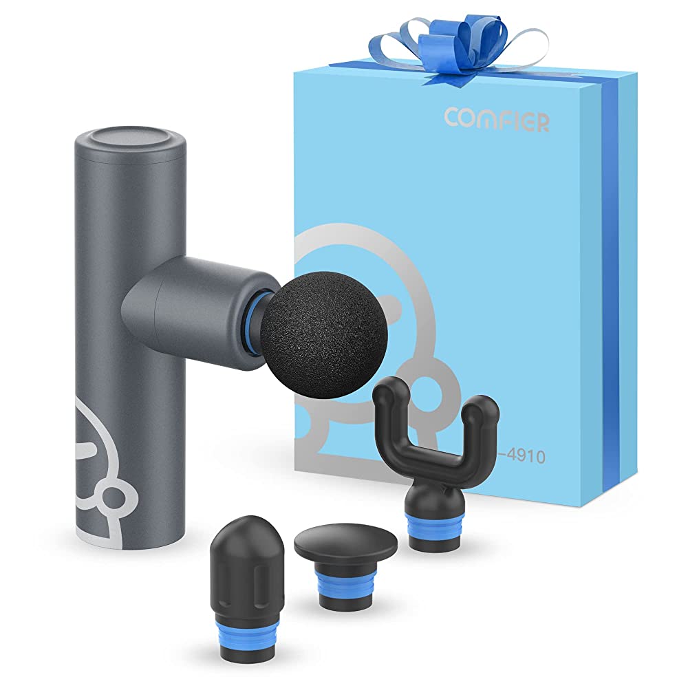 Comfier Mini Massage Gun,Upgrade Pocket Sized Percussion Muscle Massager Gun CF-4910