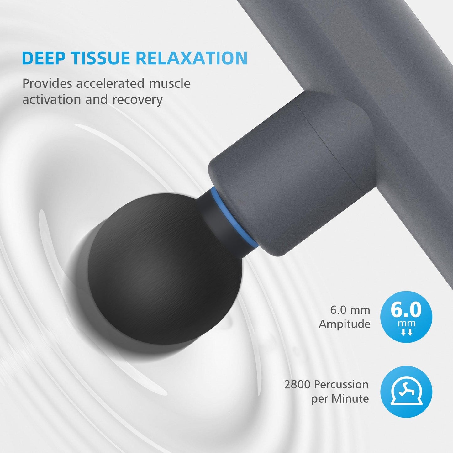 Comfier Mini Massage Gun,Upgrade Pocket Sized Percussion Muscle Massager Gun CF-4910