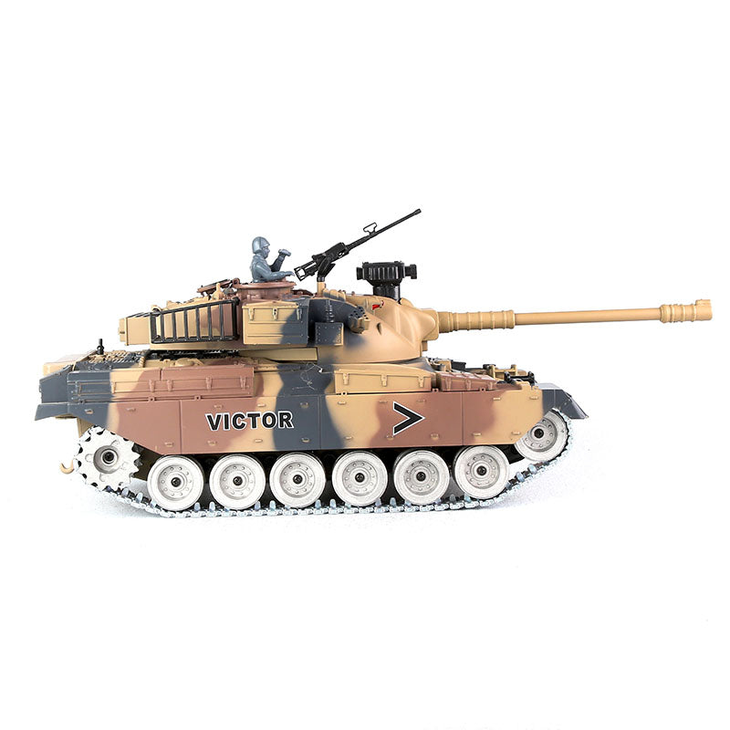 RC Tank US M60W ZY 824 PRO 1:18 RC Car Metal Track Metal Road Wheels Electric Battle RC Tank Toy