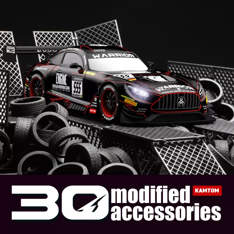 KAMTOM KM1601 Black Series RC Drift Car 1:16 4WD Drift Model Car High Speed Racing Car With Light