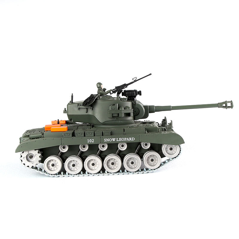 RC Tank US M26 Pershing ZY 814 PRO 1:18 RC Car Metal Track Metal Road Wheels Electric Battle RC Tank Toy