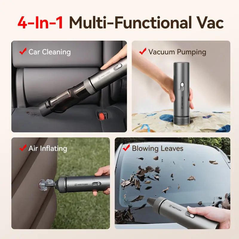 REDTIGER Car Vacuum Wireless Portable Handheld 21000PA
