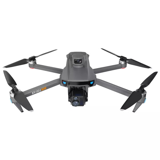 Dron KY001 PRO de 3 ejes con cardán 8K, inteligente, evitación de obstáculos, 5G, GPS, cuadricóptero de gran tamaño con control remoto de pantalla